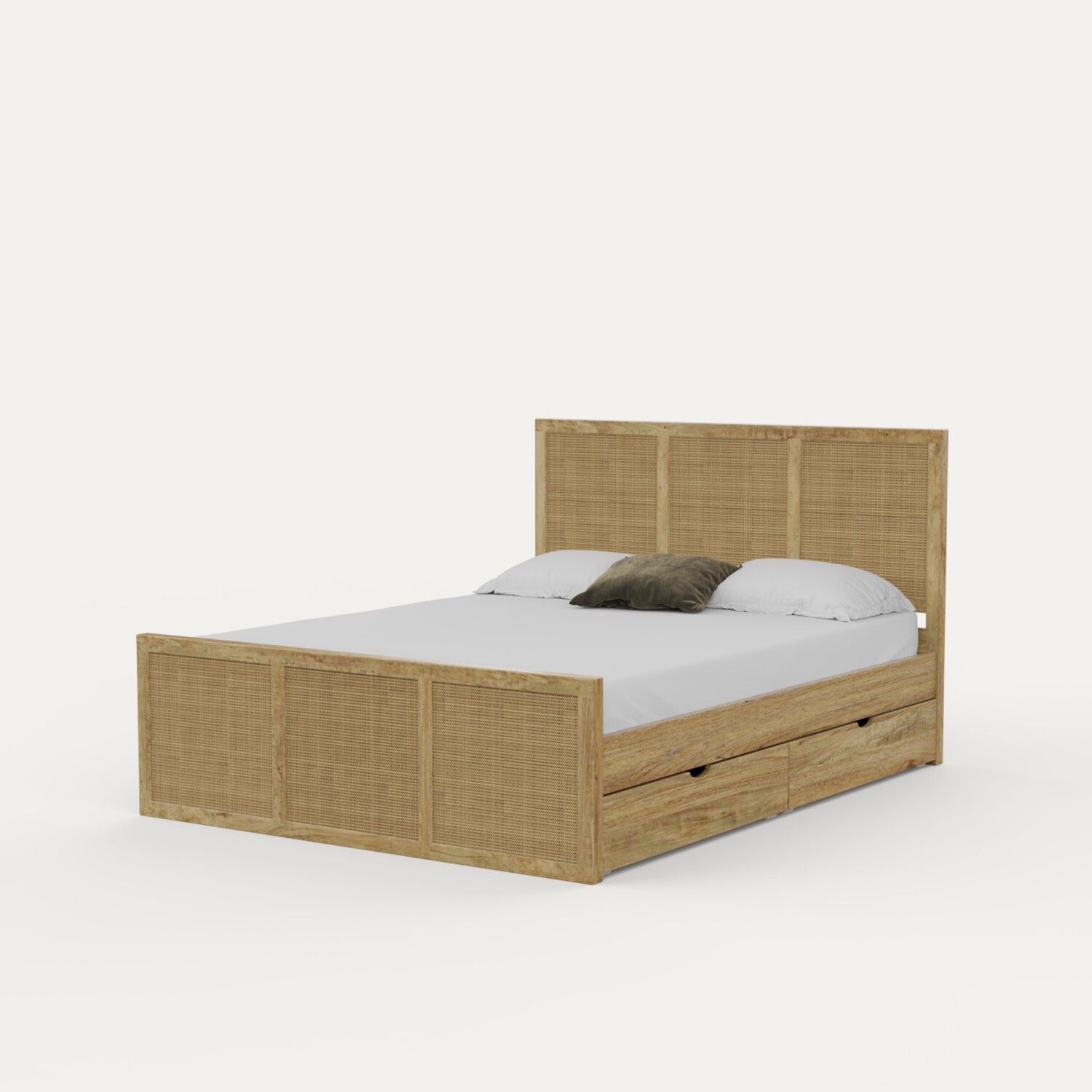 Adelaide Rattan Rollout Storage Bed