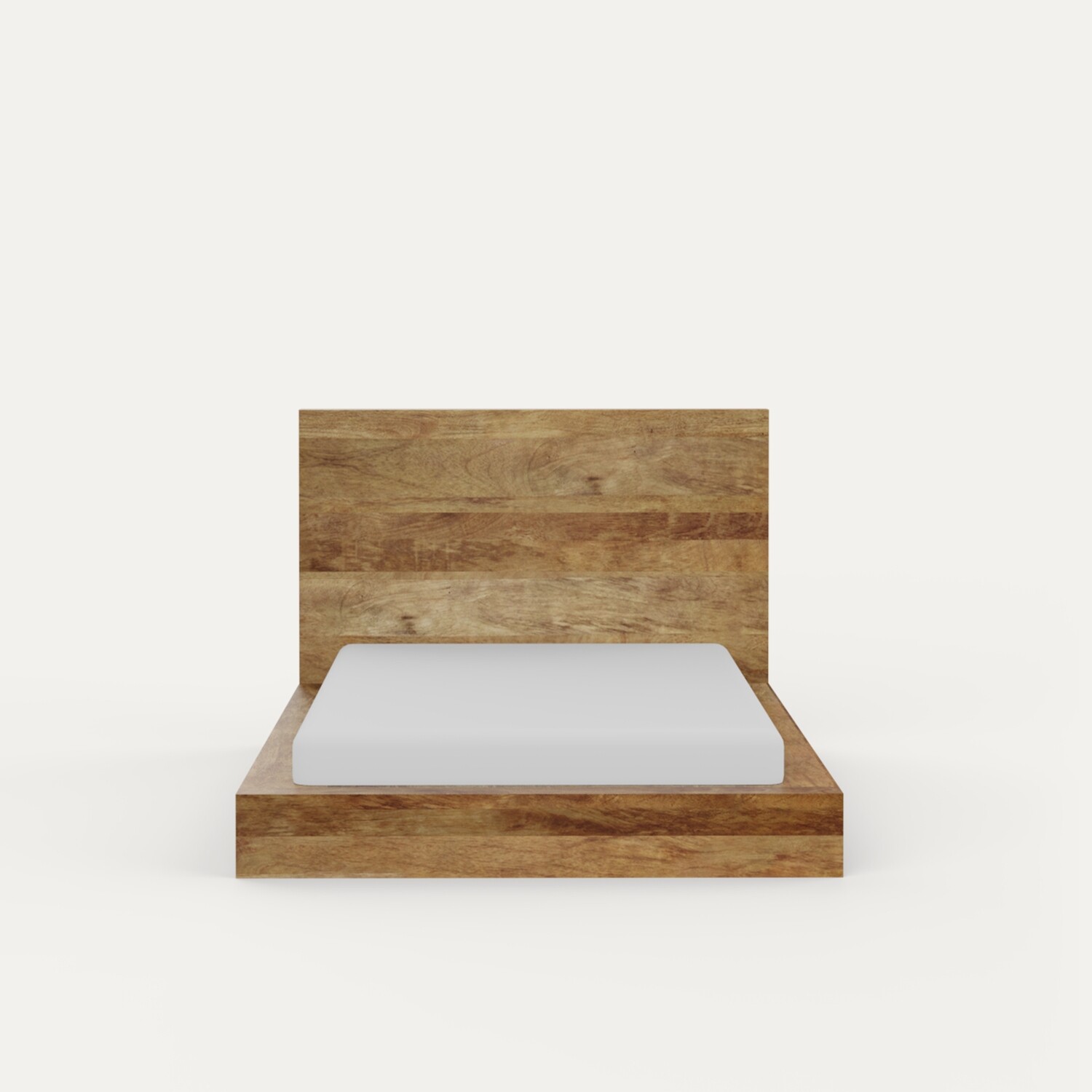 Bay Platform Bed - Solid Wood Beach Style Bed