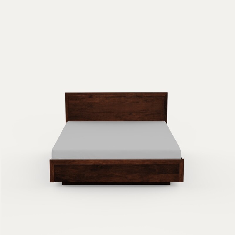 Modluxe Storage Platform Bed - Mango Wood