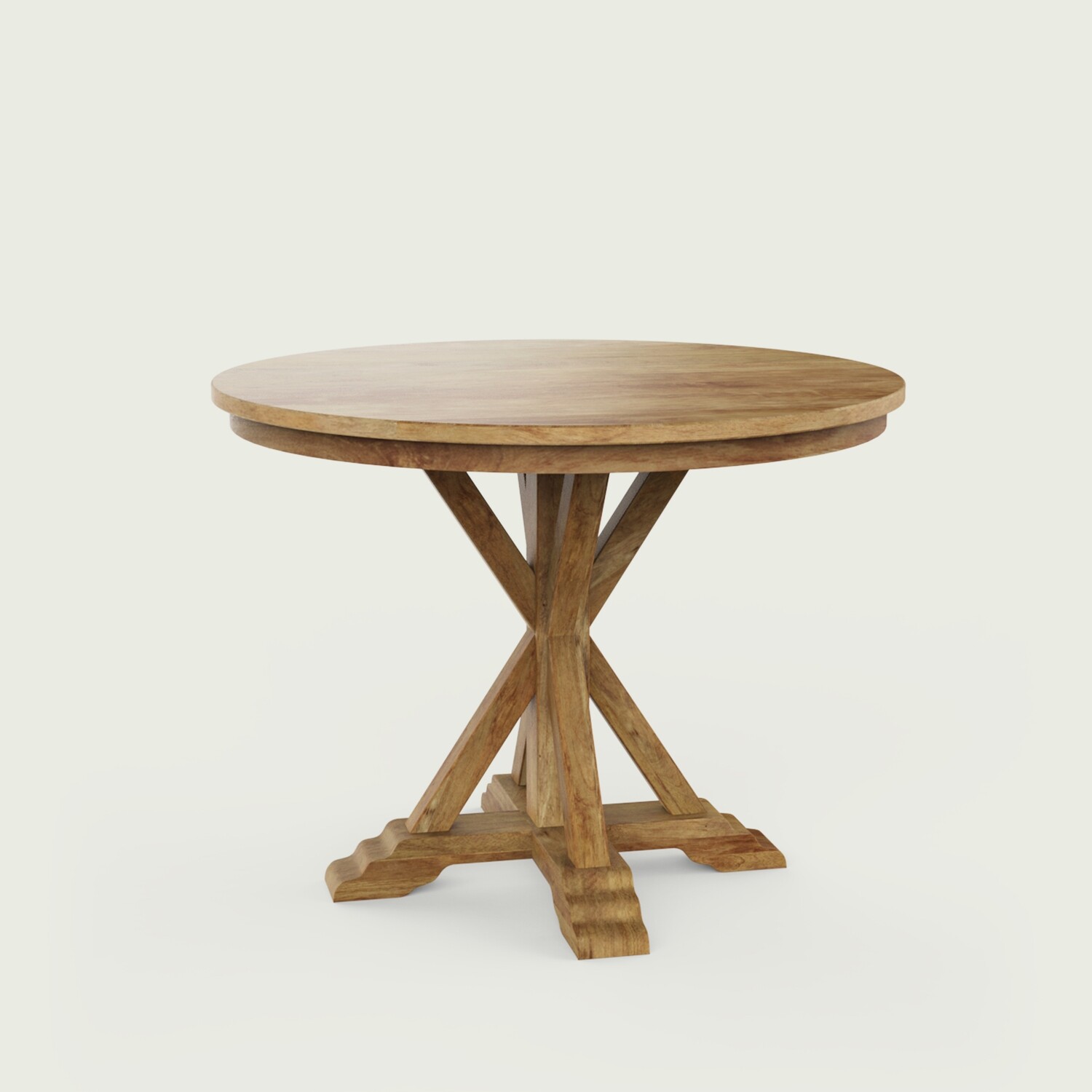 Gable Luxury Round Dining Table - 4 & 6 Seater/All Sizes