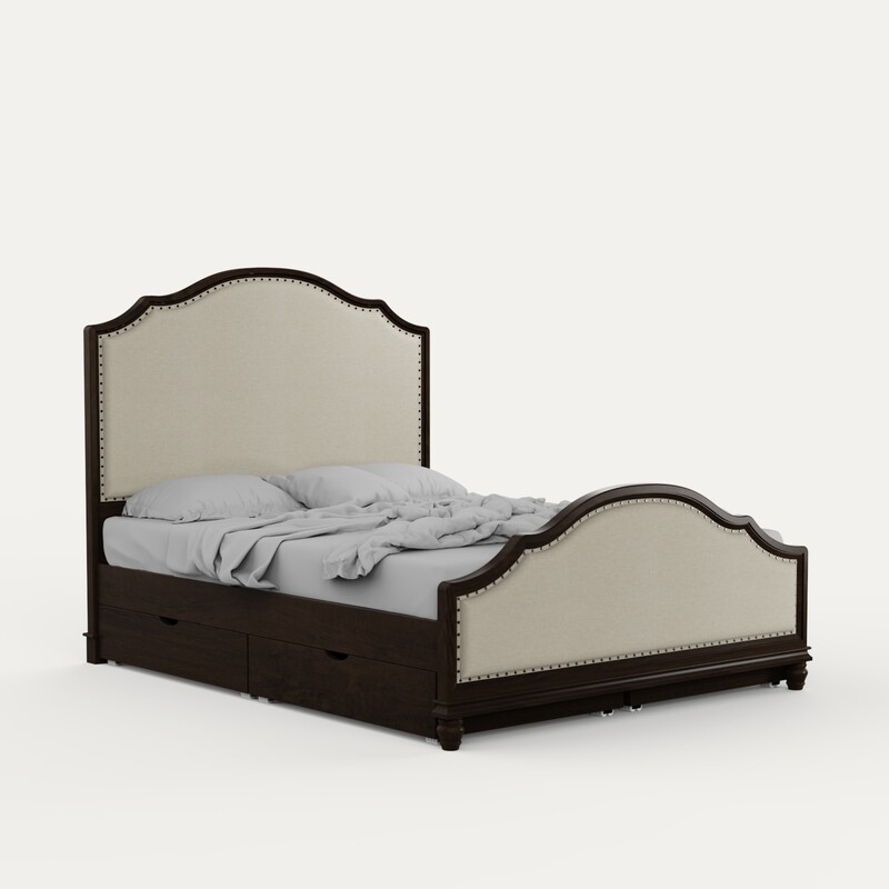 Belgian Rollout Storage Upholstered Bed - Mango