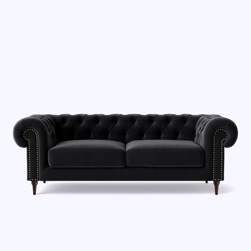 Chesterfield 3 Seater Sofa - 86.6"