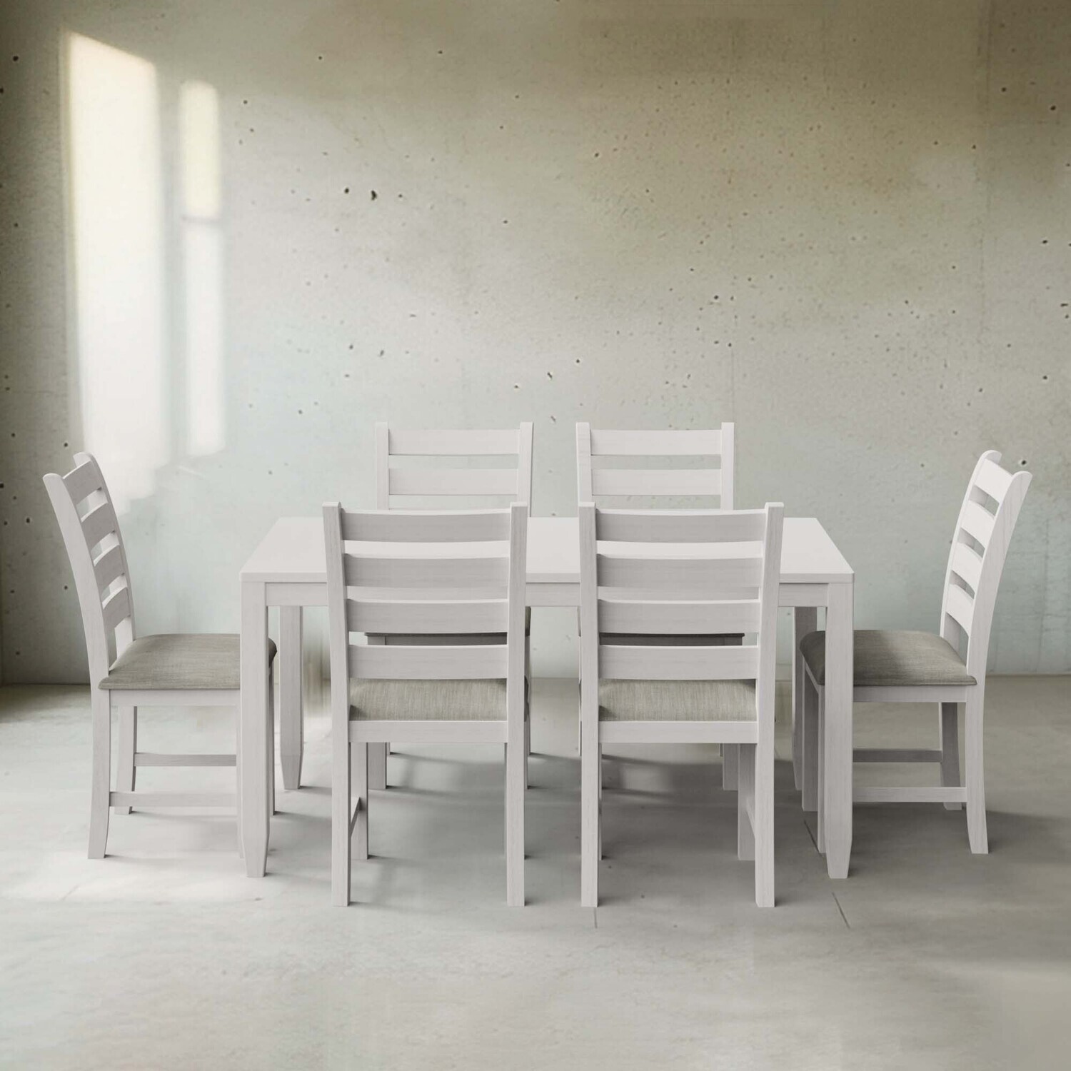 Frampton Dining Table Set - 4, 6 & 8 Seater/All Sizes