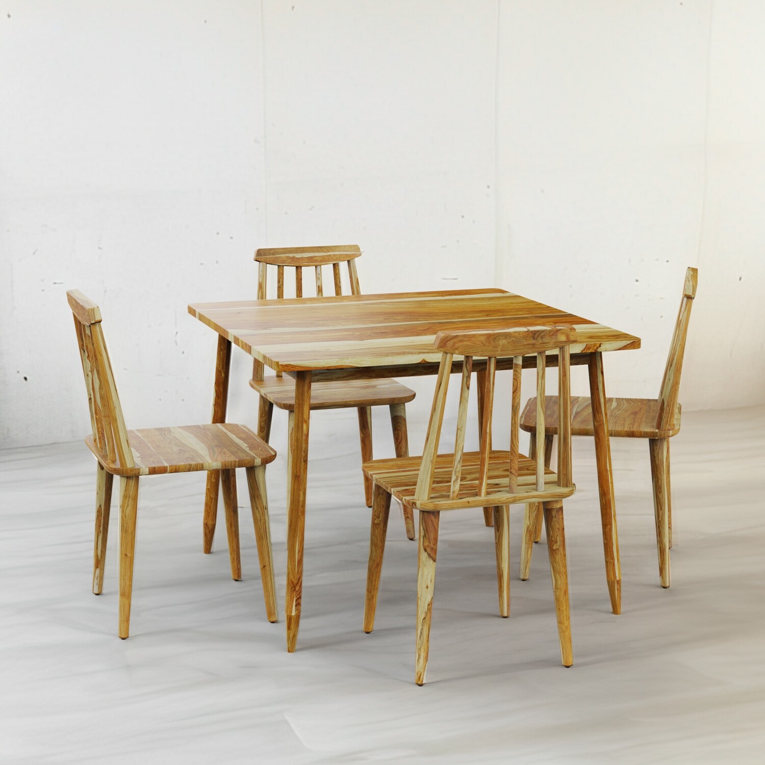 Craftsmill Maltby Dining Table Set Exquisite 4 Seater Ensemble