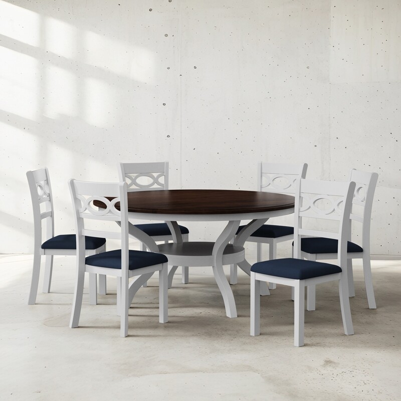 Nantes Round Dining Table Set - 4 & 6 Seater/All Sizes