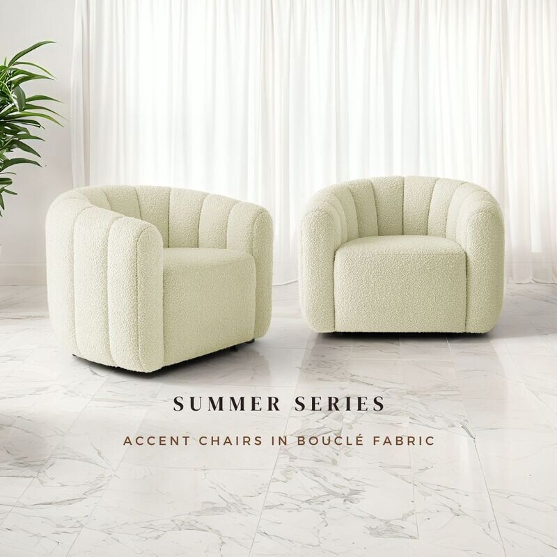 Boucle Accent Chairs