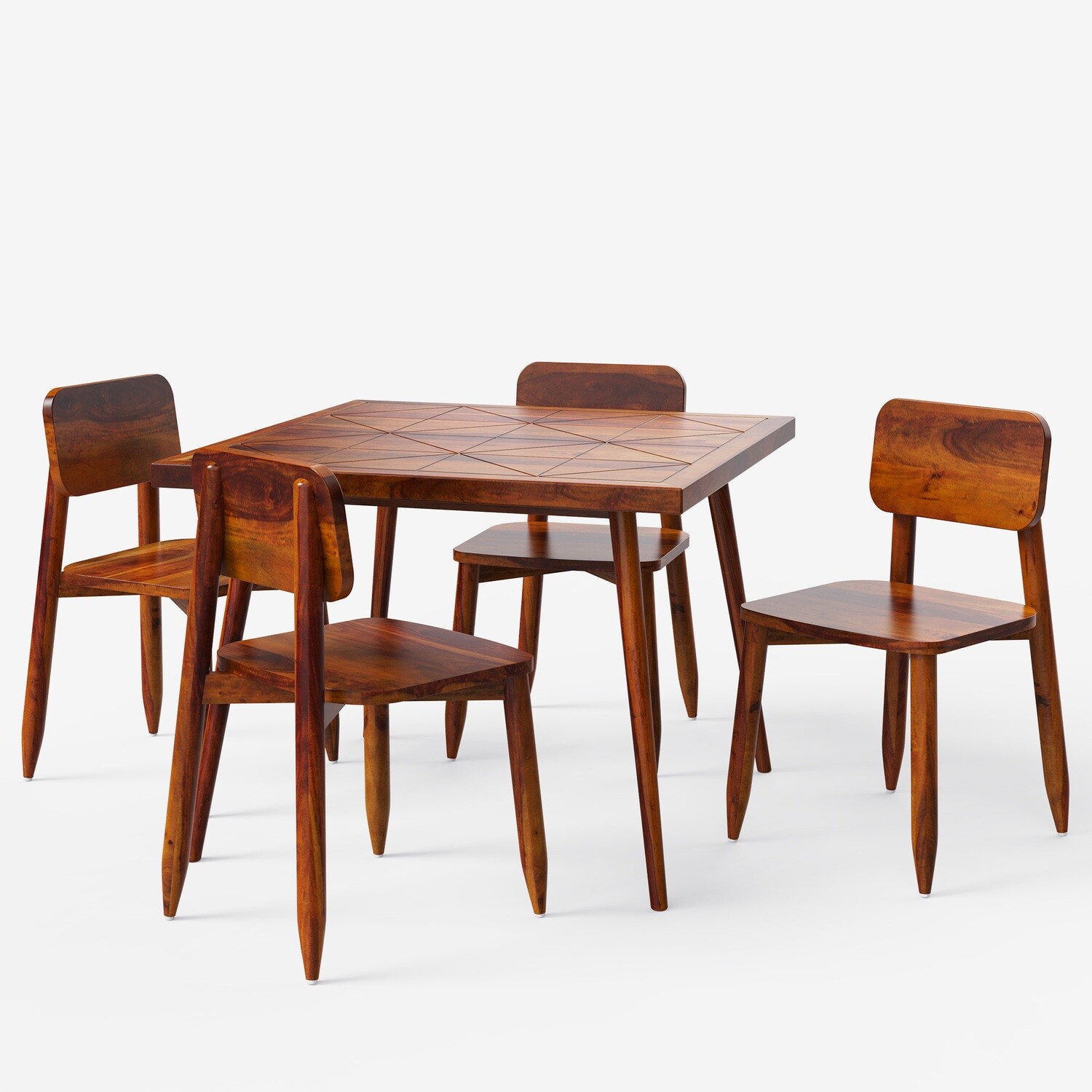 Helena Dining Table Set - 4 Seater/100 cm