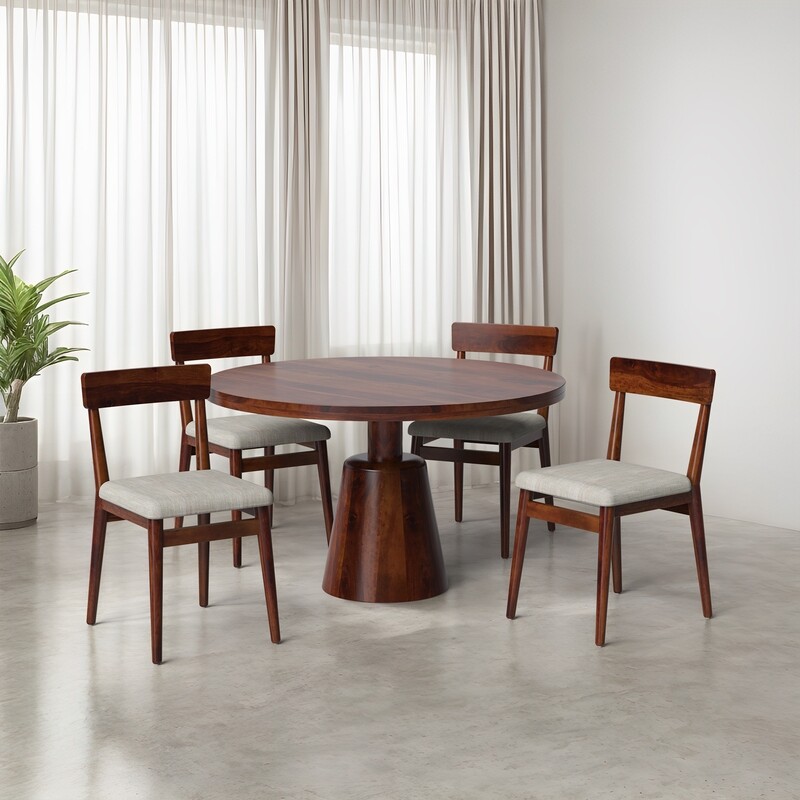 Yukon-Middleton Pro Teak Finish Dining Table Set - 4 & 6 Seater/All Sizes