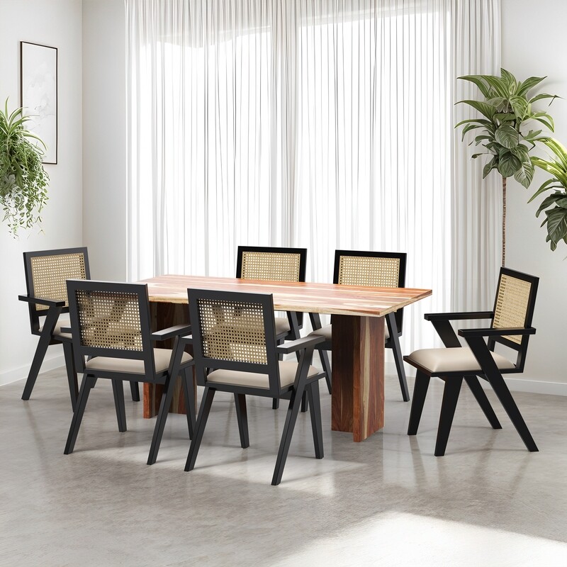 Antwerp-Flora Dining Table Set- 6 & 8 Seater/ All sizes