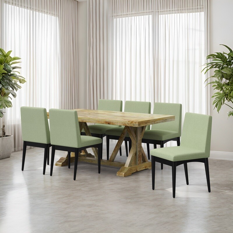 Gable-Lidia Dining Table Set- 6 & 8 Seater/ All sizes