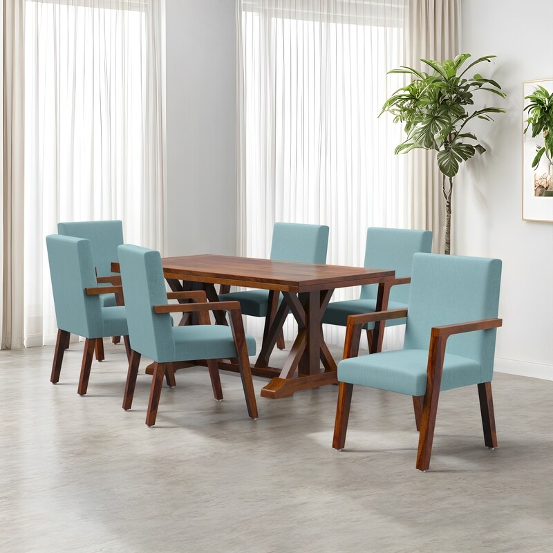 Gable-Watson Dining Table Set- 6 & 8 Seater/ All sizes