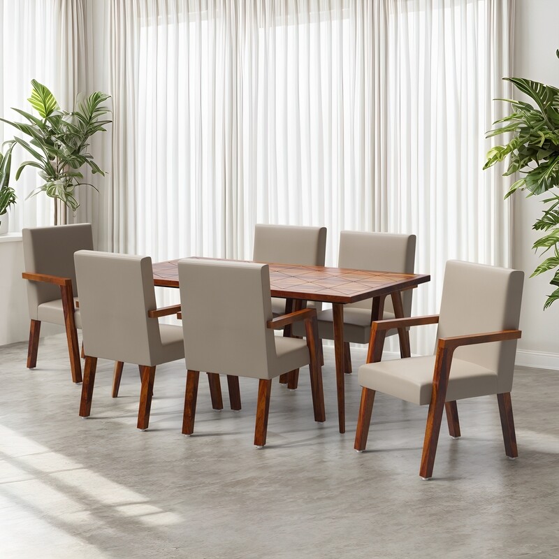 Helena-Watson Dining Table Set- 4 &amp; 6 Seater/ All sizes