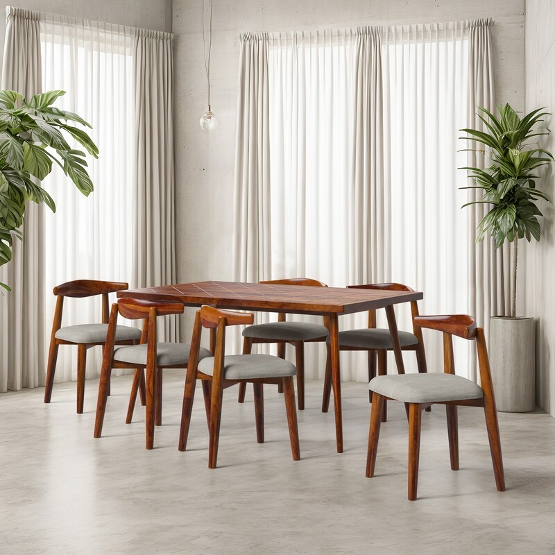 Helena-Arendt Dining Table Set- 4 & 6 Seater/ All sizes