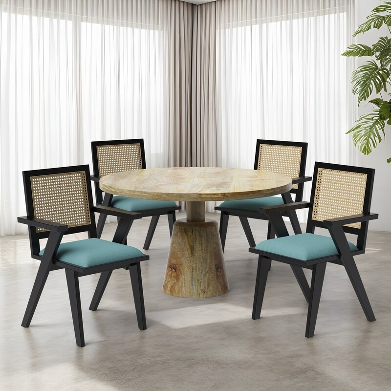 Yukon-Flora Dining Table Set - 2, 4 & 6 Seater/ All sizes