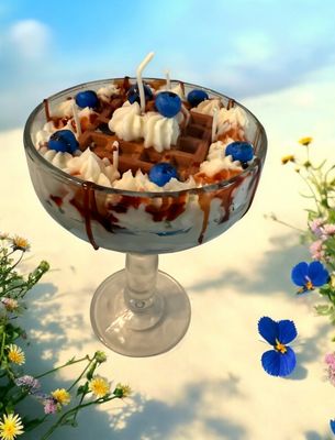 BLUEBERRY CHEESECAKE WAFFLES 5 wick candle