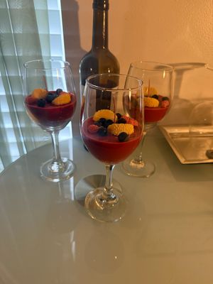 wine sangria candle