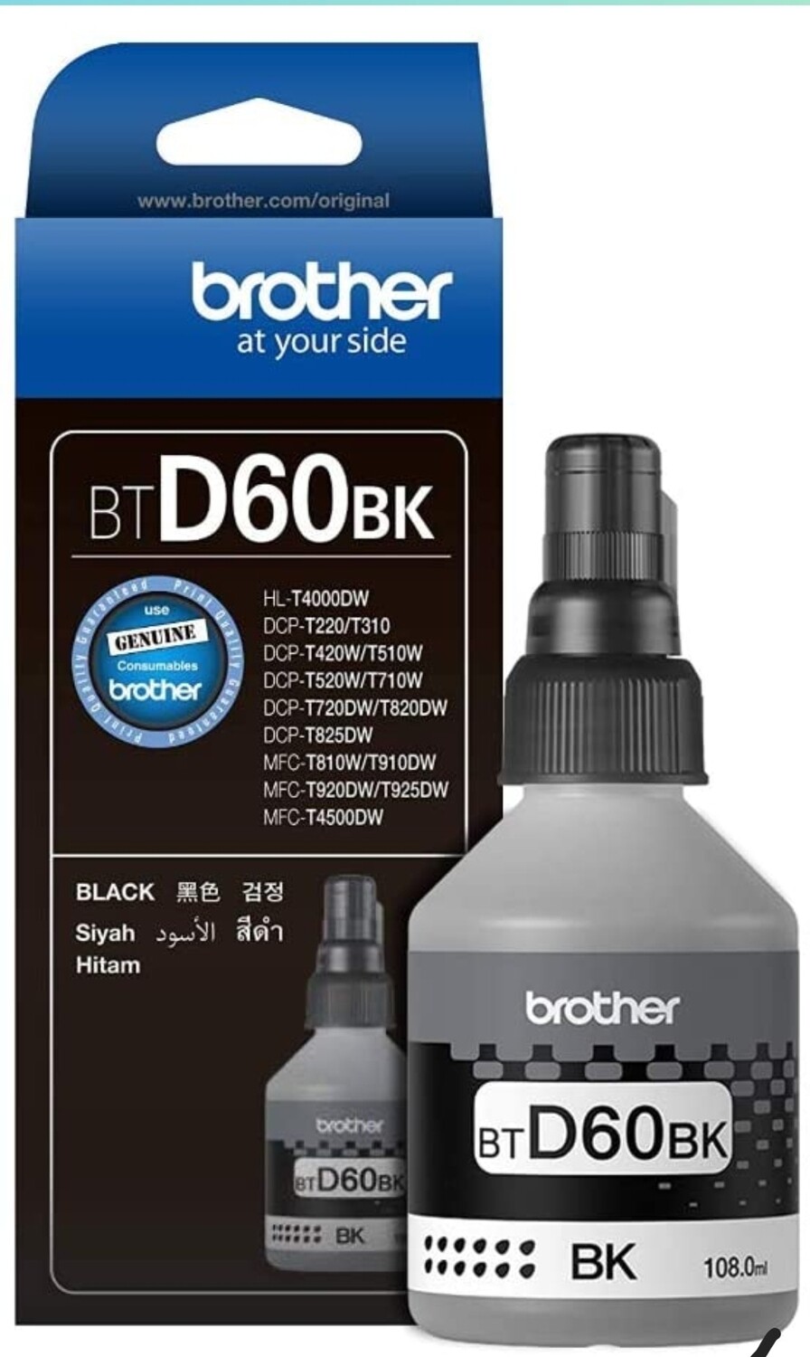 BROTHER BT-D60BK Ink Bottle (Black)