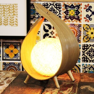Lampa din frunza de cocos - Natural