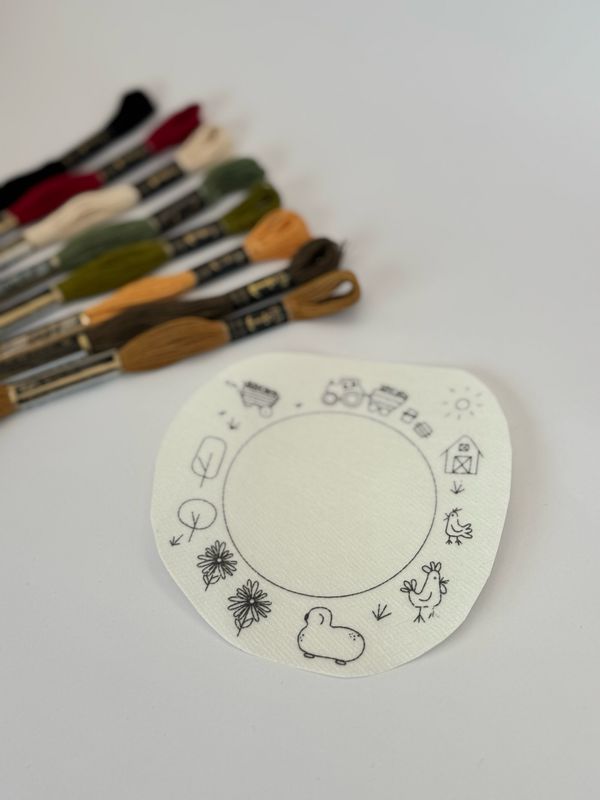 Rucksack Stickerei Set - Bauernhof