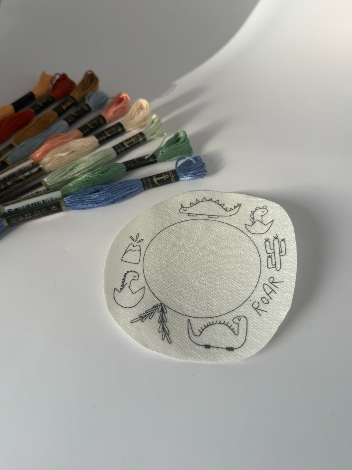 Rucksack Stickerei Set - Dino