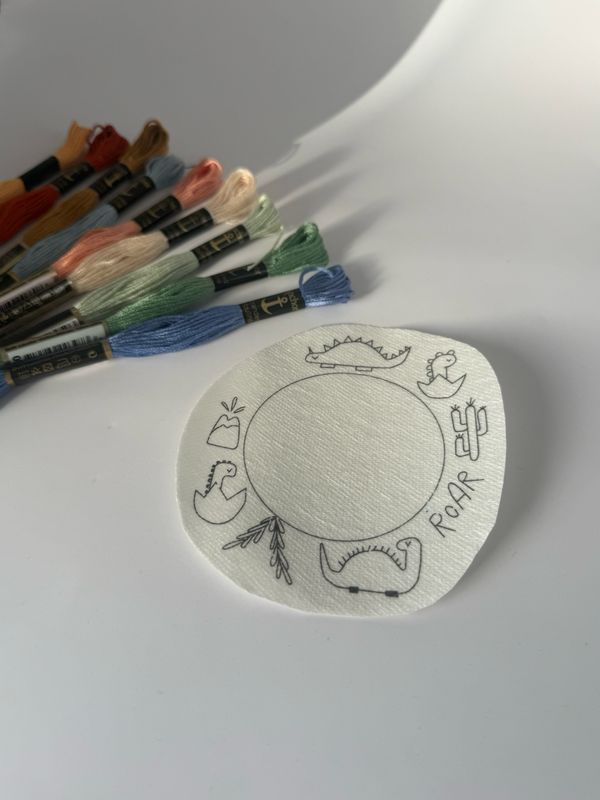 Rucksack Stickerei Set - Dino