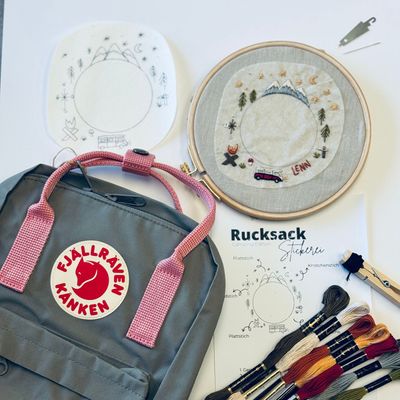 DIY Rucksackstickerei
