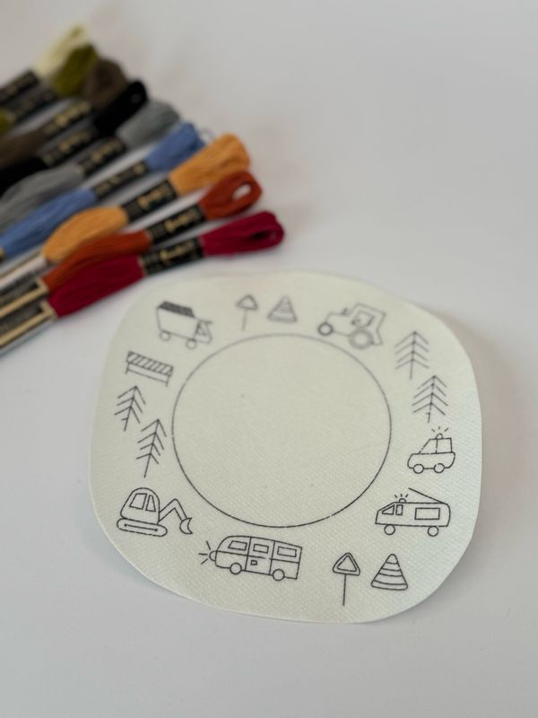 Rucksack Stickerei Motiv - Fahrzeuge - ohne Zubehör