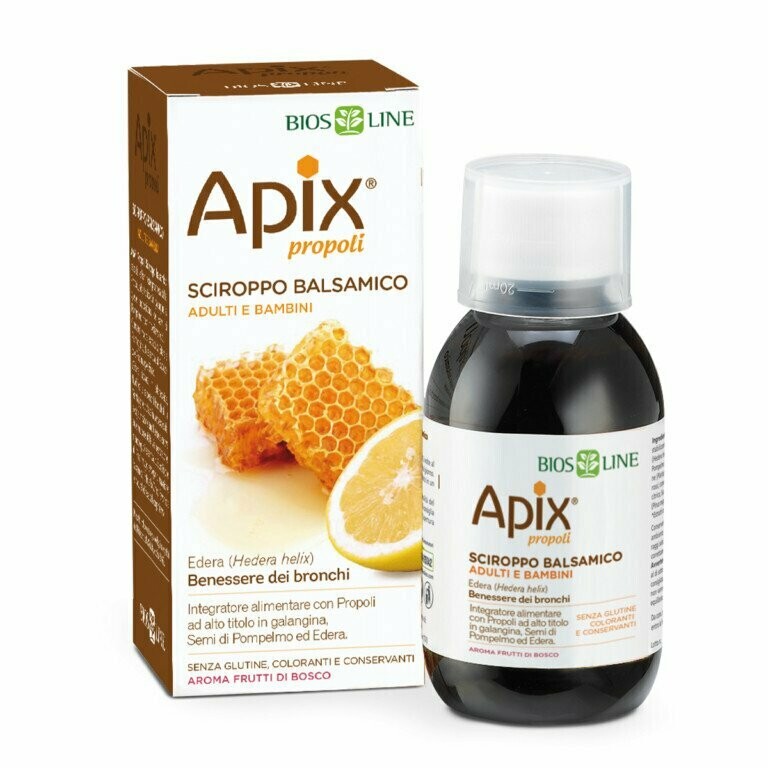 Apix Propoli Sciroppo Balsamico
IMMEDIATO SOLLIEVO PER LE VIE RESPIRATORIE