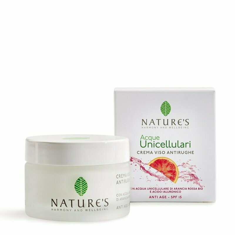 Crema Viso Antirughe SPF 15 Acque Unicellulari