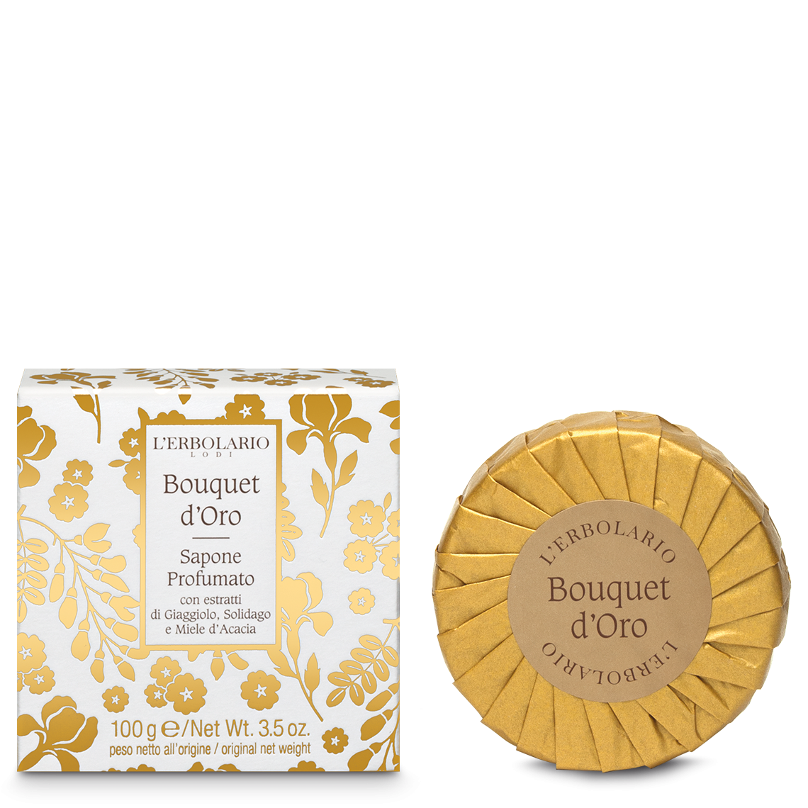 SAPONE PROFUMATO BOUQUET D'ORO