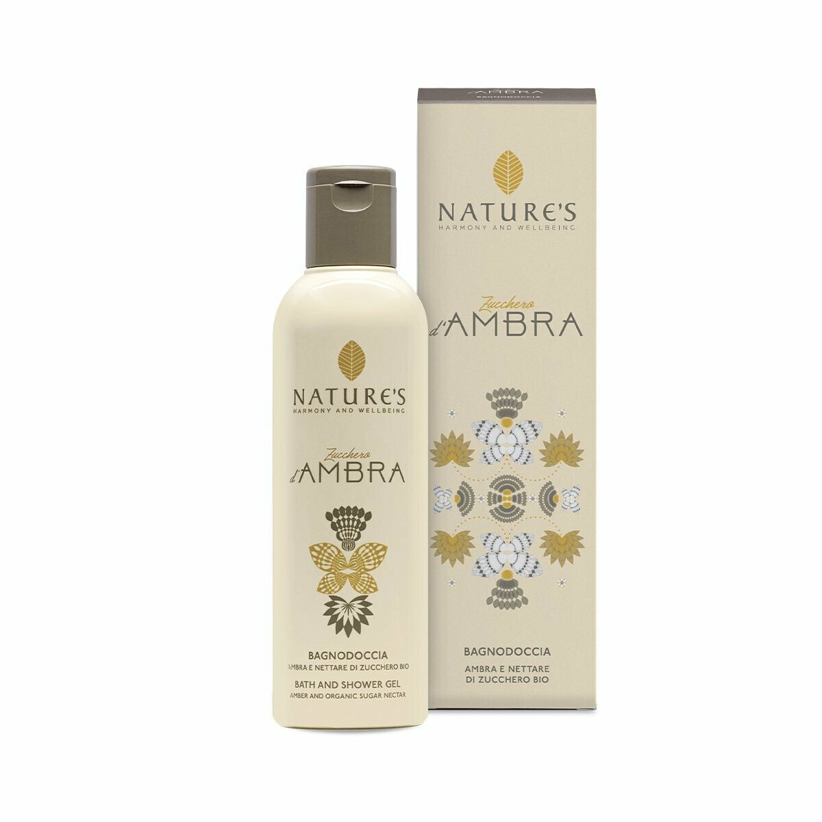 NATURE'S - BAGNO DOCCIA ZUCCHERO D'AMBRA