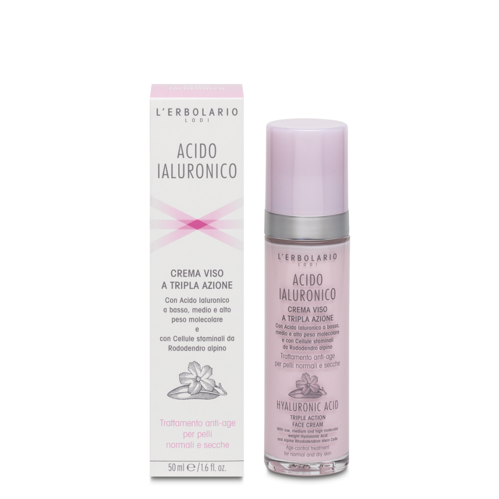 Crema Viso per Pelli Normali e Secche Acido Ialuronico