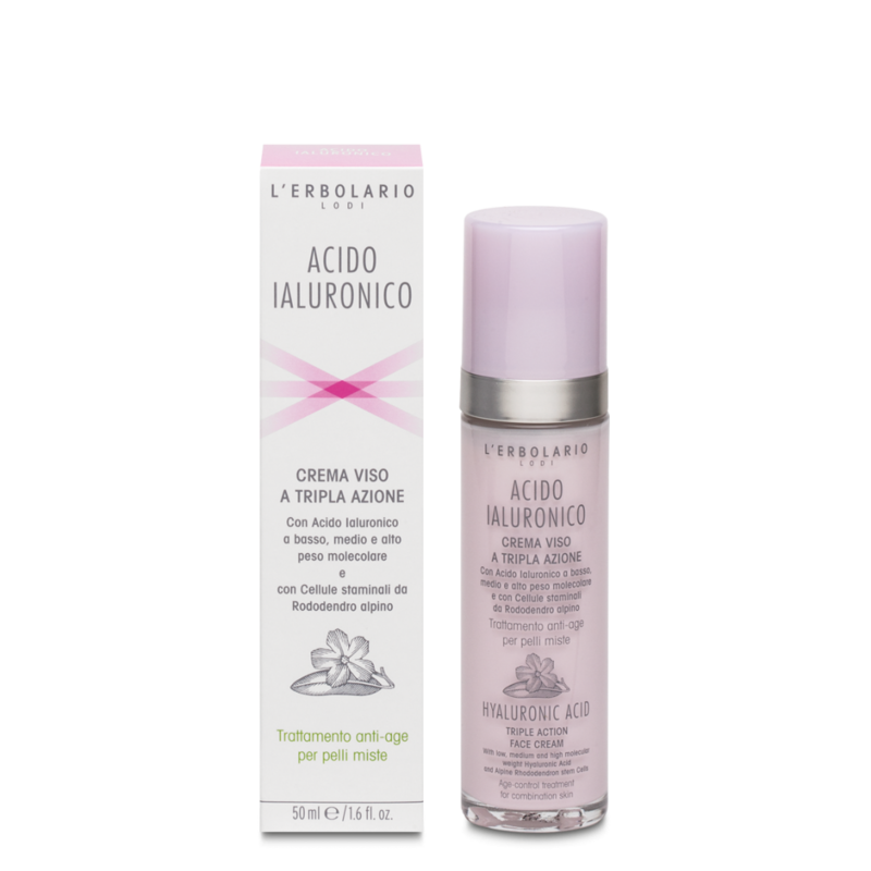 Crema Viso per Pelli Miste Acido Ialuronico