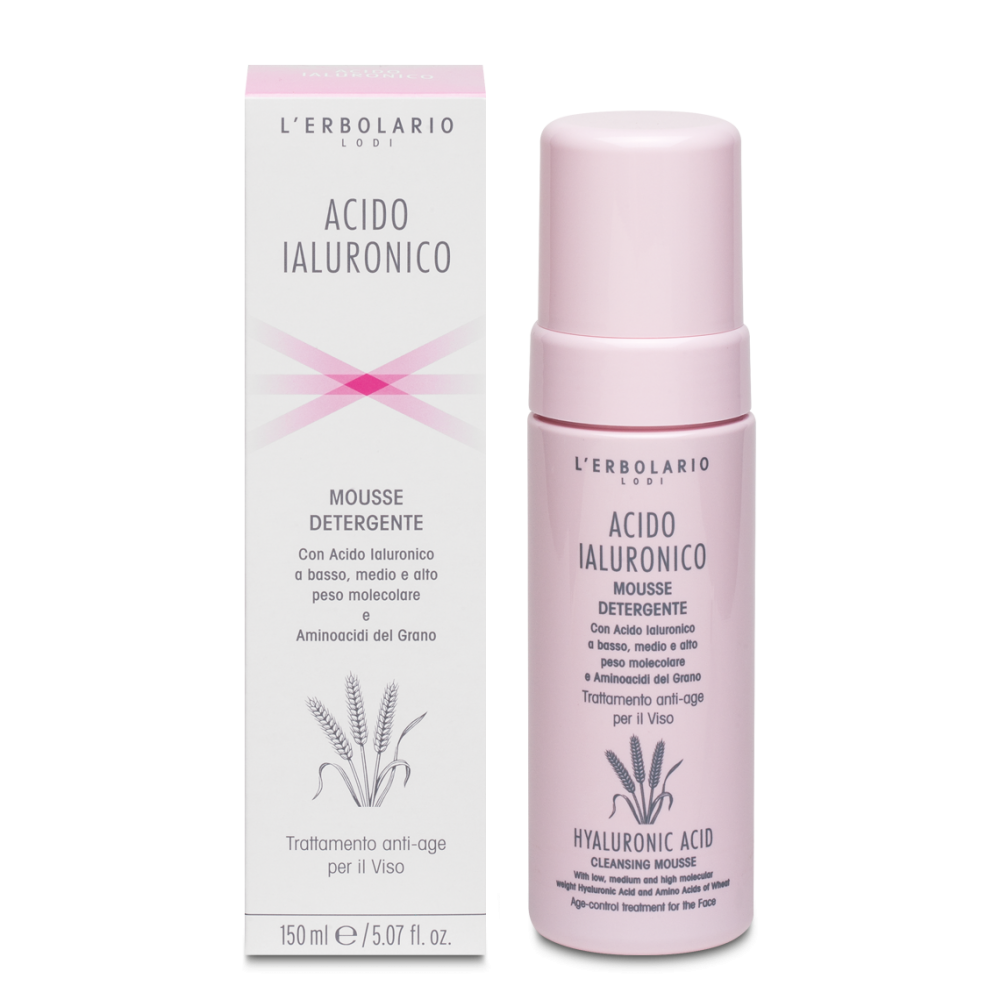 Mousse Detergente Acido Ialuronico