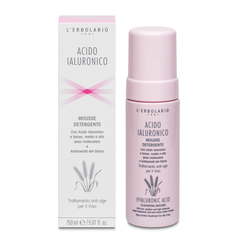 Mousse Detergente Acido Ialuronico