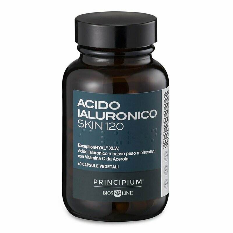 Principium Acido Ialuronico Skin 120
CON VITAMINA C PER LA NORMALE FUNZIONE DELLA PELLE