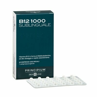 Principium B12 1000 Sublinguale
VITAMINA B12 IN FORMA ATTIVA E BIODISPONIBILE, AD ELEVATO ASSORBIMENTO.