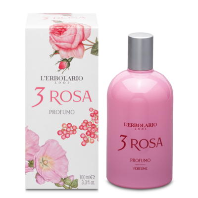 PROFUMO 3 ROSA
Rosa centifolia, Malvarosa e Pepe Rosa per una fragranza femminile stuzzicante e maliziosa