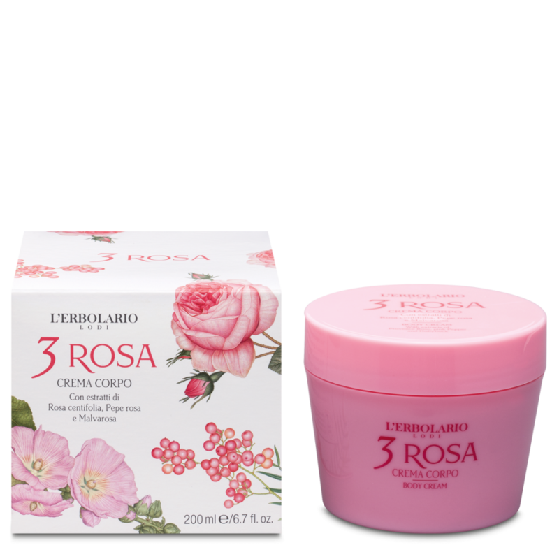 CREMA CORPO 3 ROSA
Per una pelle profumata, morbida e compatta