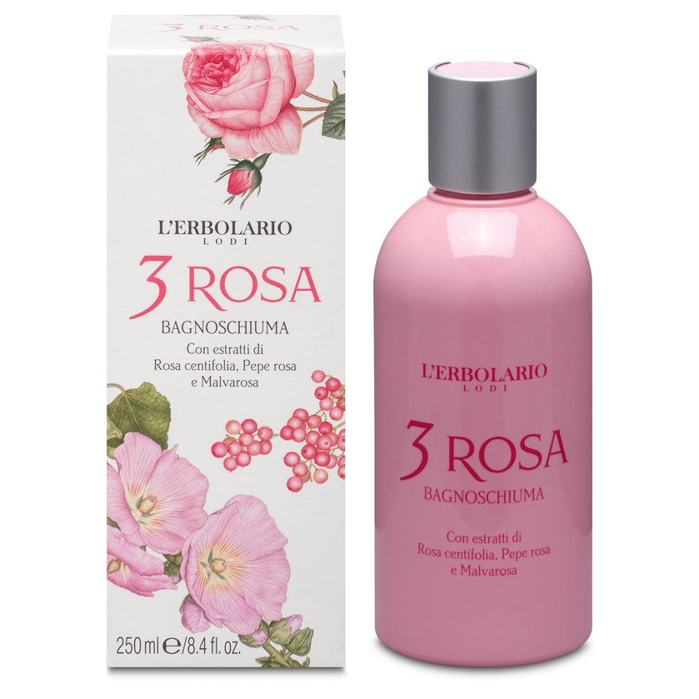 L'ERBOLARIO - BAGNO SCHIUMA 3 ROSA