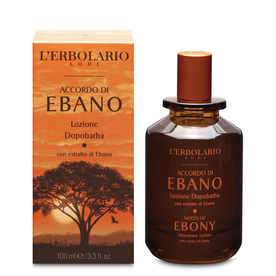 Lozione Dopobarba Accordo di Ebano
Fresca Lozione con Estratto di Ebano