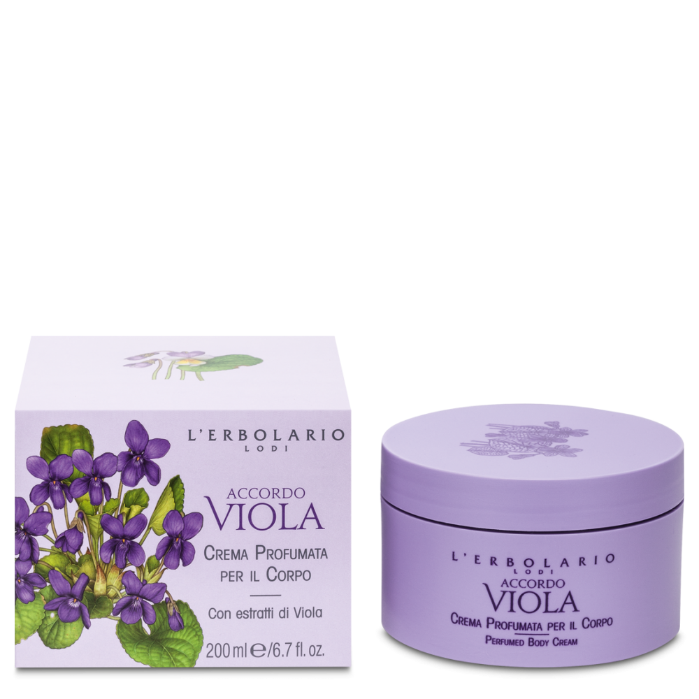 Crema Profumata per il Corpo Accordo Viola
Emulsione per il corpo dalla texture ricca e nutriente