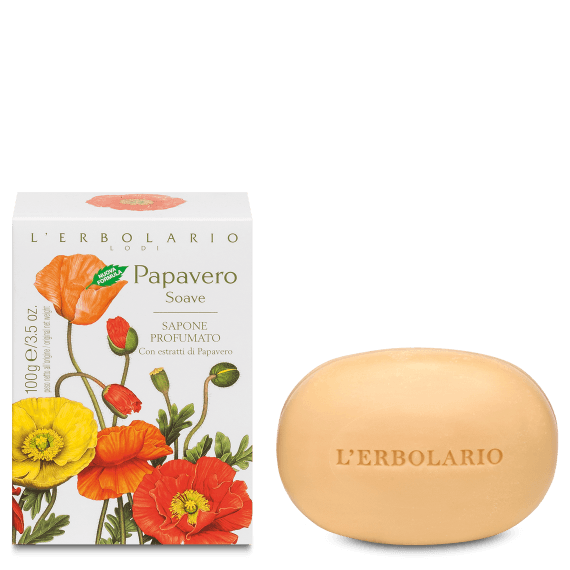Sapone Profumato Papavero Soave 100g