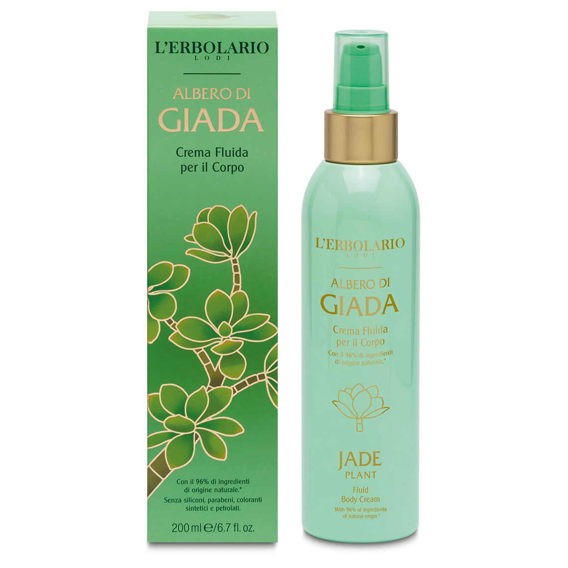 Crema Fluida per il Corpo Albero di Giada
Leggera emulsione che regala idratazione e morbidezza