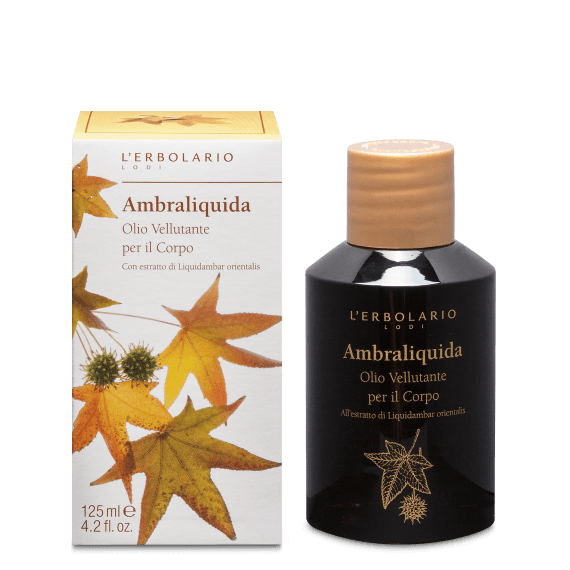 Olio Vellutante per il Corpo Ambraliquida
Olio per il corpo impreziosito dalla nota trionfale di Ambraliquida