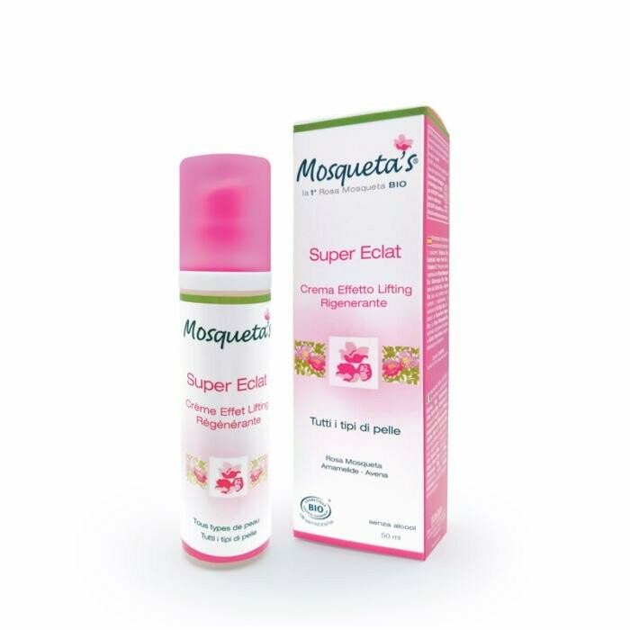 CREMA SUPER ECLAT – BIO
Una vera scintilla di giovinezza, questa crema è ideale per un effetto “lifting” alle pelli stanche per molte ore.