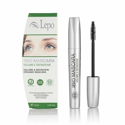 ECOBIO MASCARA VOLUME E DEFINIZIONE con cere vegetali e vitamina E