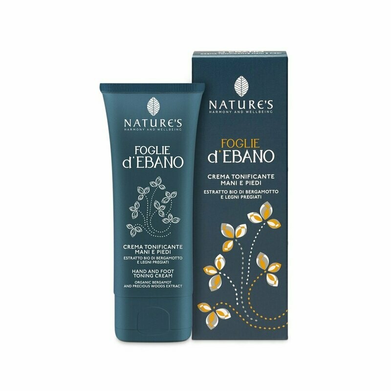 Crema Tonificante Mani e Piedi Foglie d’Ebano
