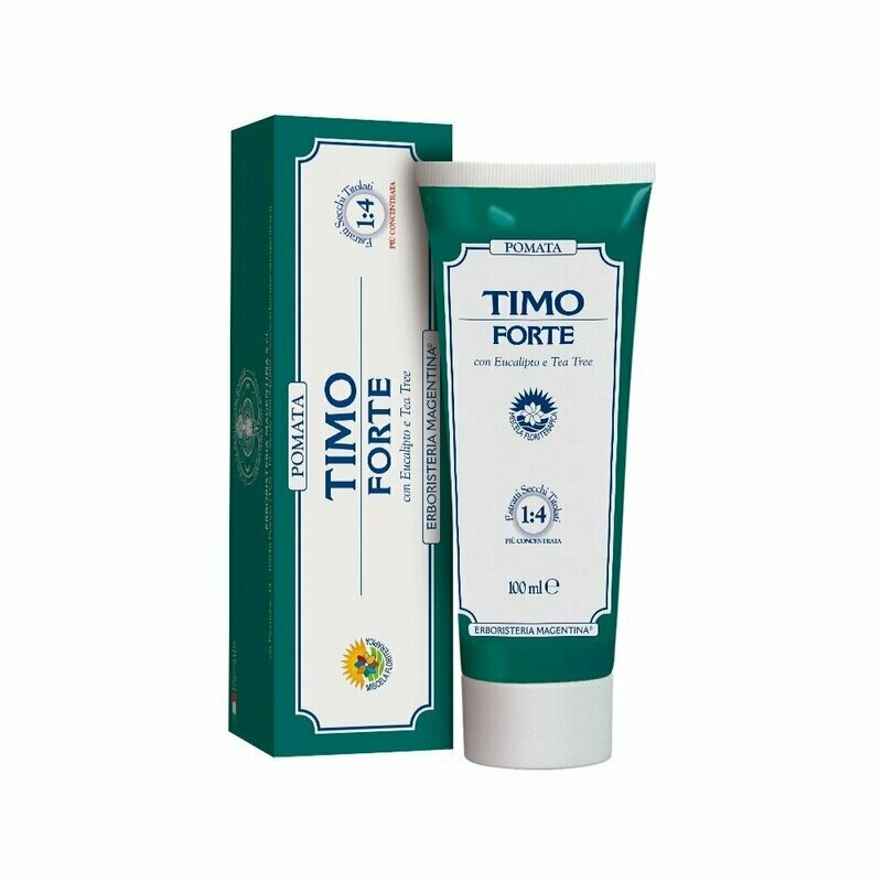 Pomata Timo Forte
Grazie all'effetto balsamico dei principi attivi, dona immediato benessere liberando le vie respiratorie occluse a causa di malesseri dovuti alla stagione avversa Pomata Timo Forte
Grazie all'effetto balsamico dei principi attivi, dona immediato benessere liberando le vie respiratorie occluse a causa di malesseri dovuti alla stagione avversa