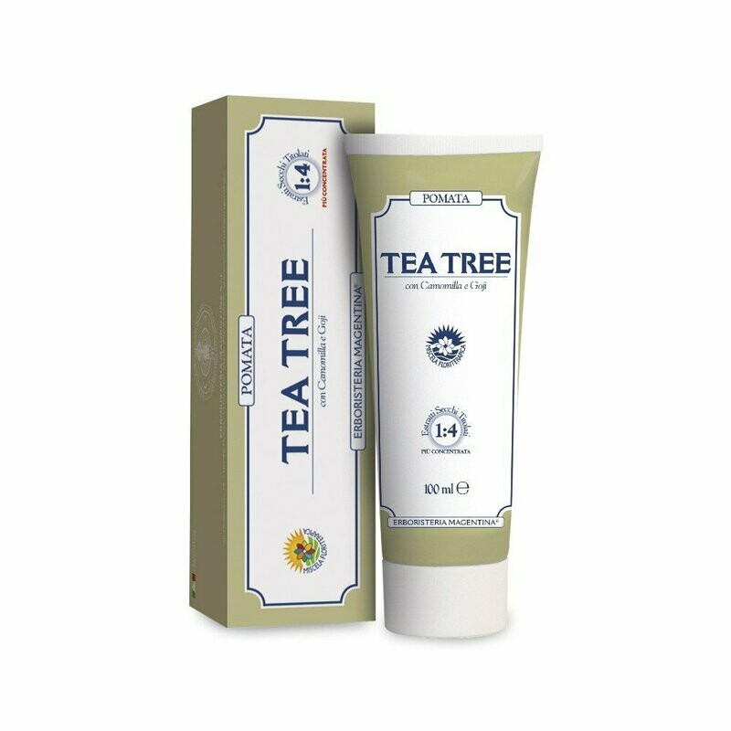 Tea Tree Pomata
La Pomata Tea Tree è il prodotto che non deve mai mancare in casa.
Pomata dai mille usi, è ideale in caso di secchezza cutanea, per idratare e proteggere le pelli più delicate. Tea Tree Pomata
La Pomata Tea Tree è il prodotto che non deve mai mancare in casa.
Pomata dai mille usi, è ideale in caso di secchezza cutanea, per idratare e proteggere le pelli più delicate.